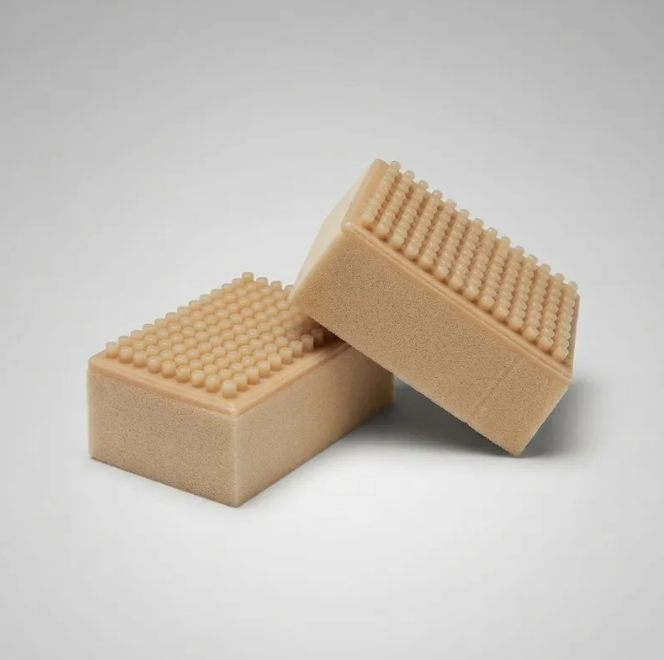 Goma Esponja Limpieza Cuero Oveja, Reno, Nobuck, Pack de 2
